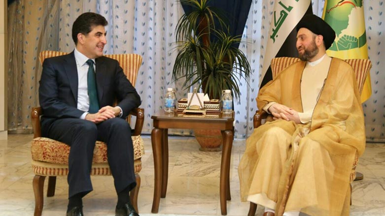 نيجيرفان بارزاني والحكيم يبحثان مستقبل العلاقات بين كوردستان والعراق